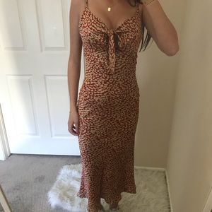Etophe Studios Leopard Print Maxi Dress